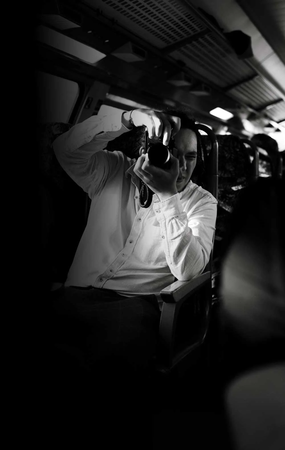 Georg Roch at work, photographed for Roch Media